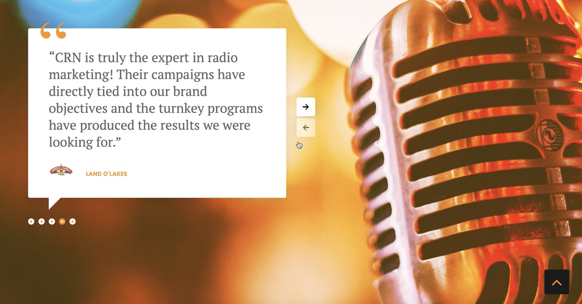 CRN Audio testimonials