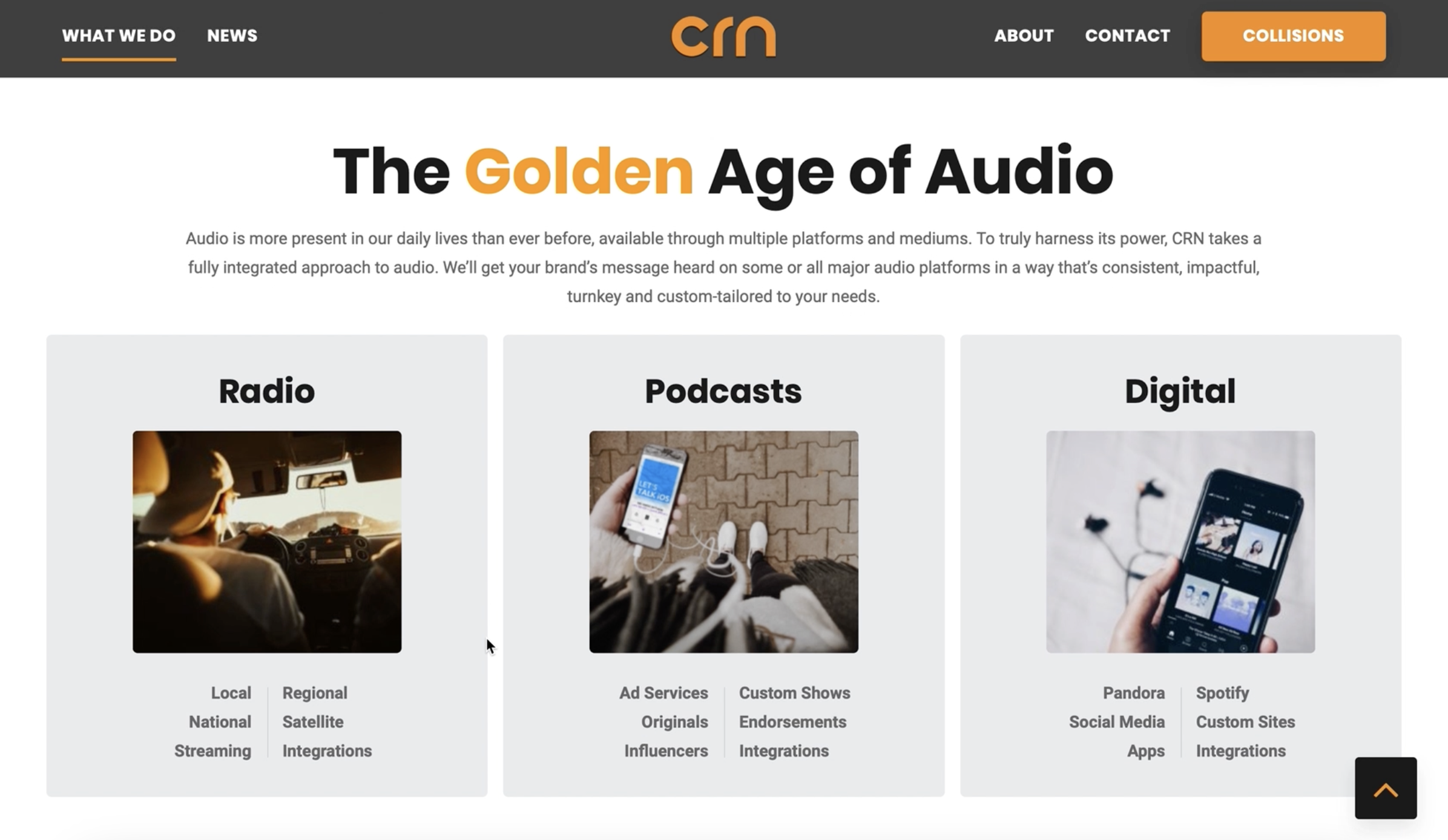 CRN The Golden Age of Audio